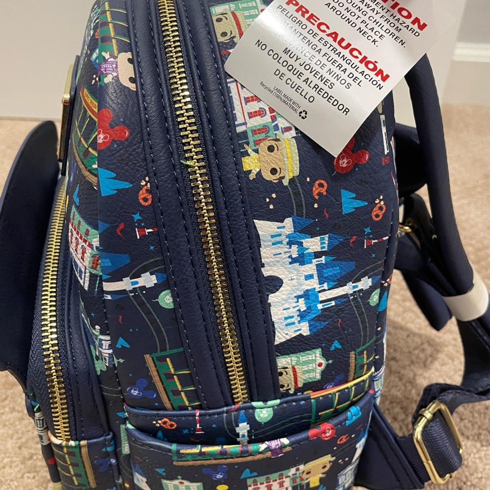 Disney Loungefly Mini Backpack. - Picture 6 of 7